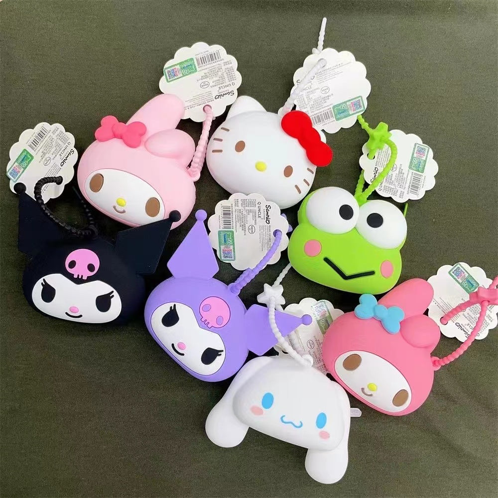 New Women Silicone Coin Purse Cartoon Animal Round Shape Coin Wallet  Headset Bag Purse Wallet Pouch Bag Kids Gift Keychain - AliExpress